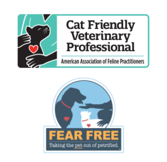 Cat Friendly and Fear Free Logo